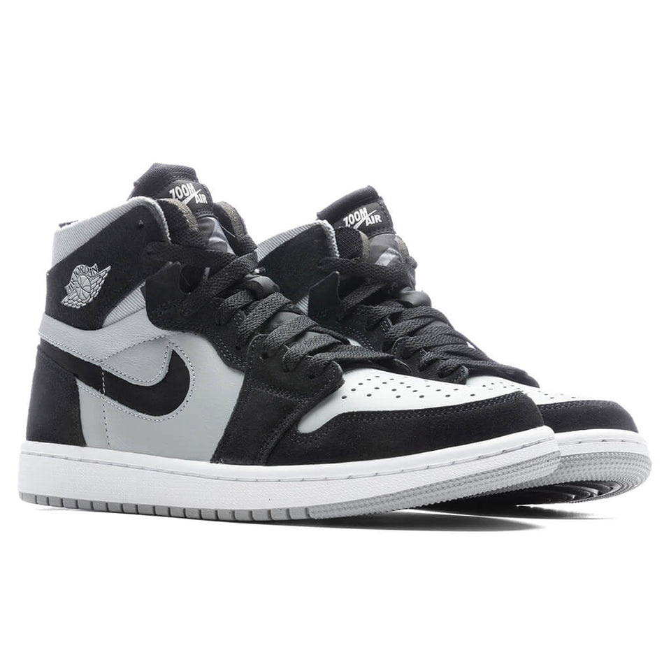 Air Jordan 1 Zoom Cmft - Black/White/LT Smoke Grey
