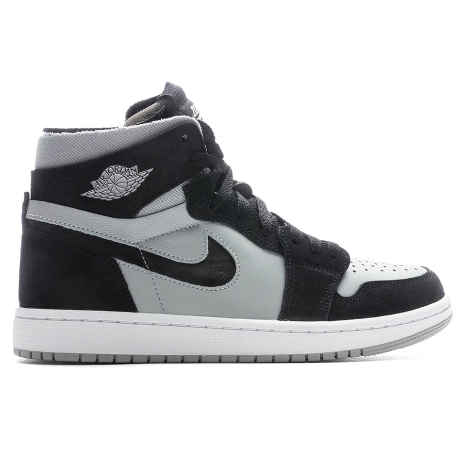 Air Jordan 1 Zoom Cmft - Black/White/LT Smoke Grey