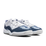 Air Jordan 11 Retro Low (GS) - White/Midnight Navy/Diffused Blue