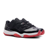 Air Jordan 11 Retro Low 'Bred' (GS) - Black/Varsity Red/White