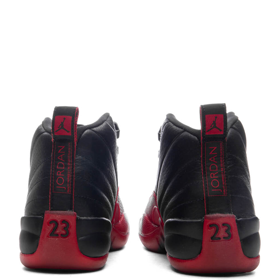 Air Jordan 12 Retro 'Flu Game' (GS) - Black/Varsity Red