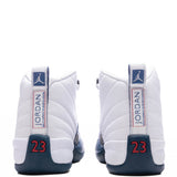 Air Jordan 12 Retro 'French Blue' (GS) - White/French Blue/Metallic Silver