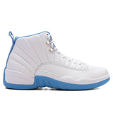 Air Jordan 12 Retro 'Melo' - White/University Blue/Metallic Silver