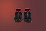 Women's Air Jordan 14 Retro Low 'Red Lipstick' - Black/Gym Red/Metallic Silver