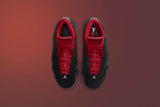 Women's Air Jordan 14 Retro Low 'Red Lipstick' - Black/Gym Red/Metallic Silver