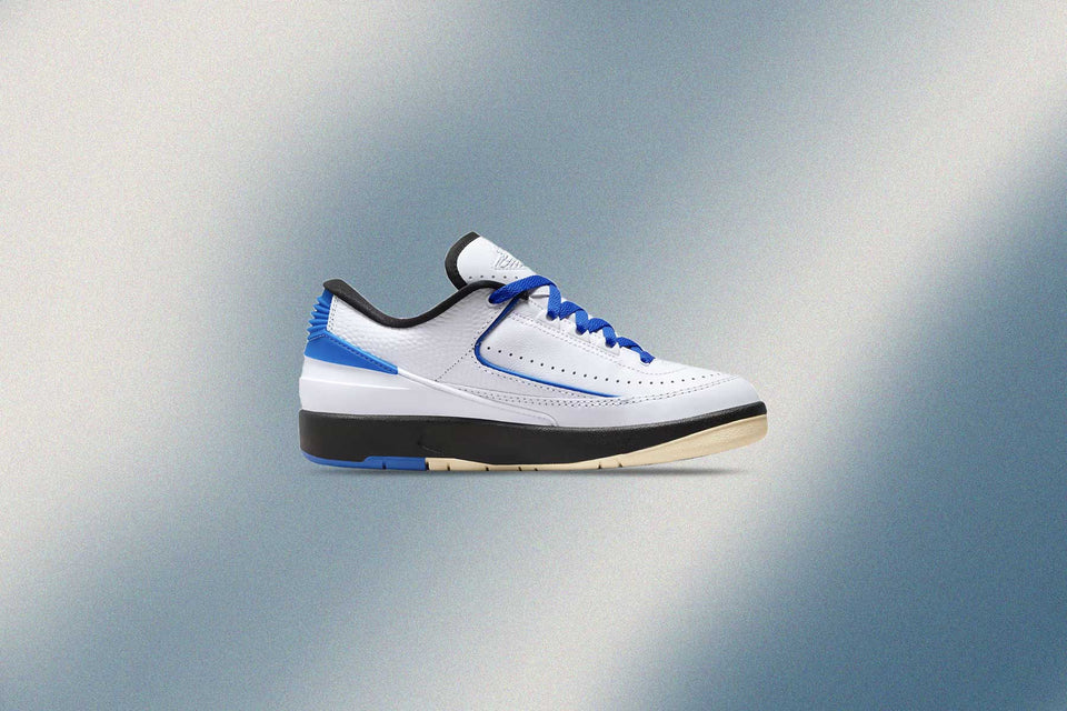 Women's Air Jordan 2 Retro Low Varsity Royal - White/Varsity Royal/Black