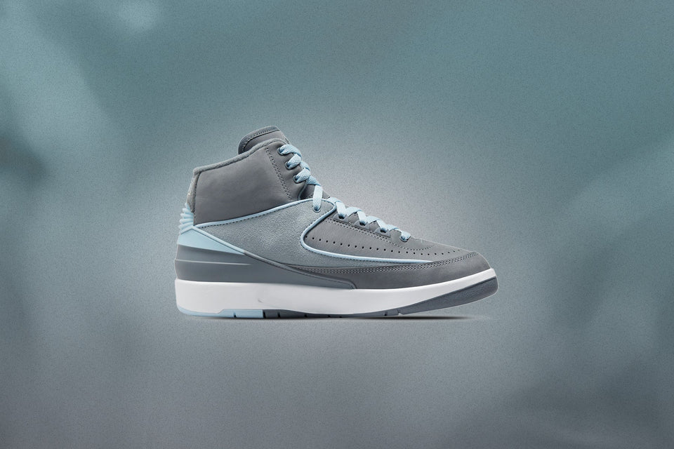 Women's Air Jordan 2 Retro - Cool Grey/Ice Blue