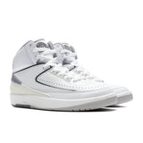 Air Jordan 2 Retro (GS) - White/Cement Grey/Sail