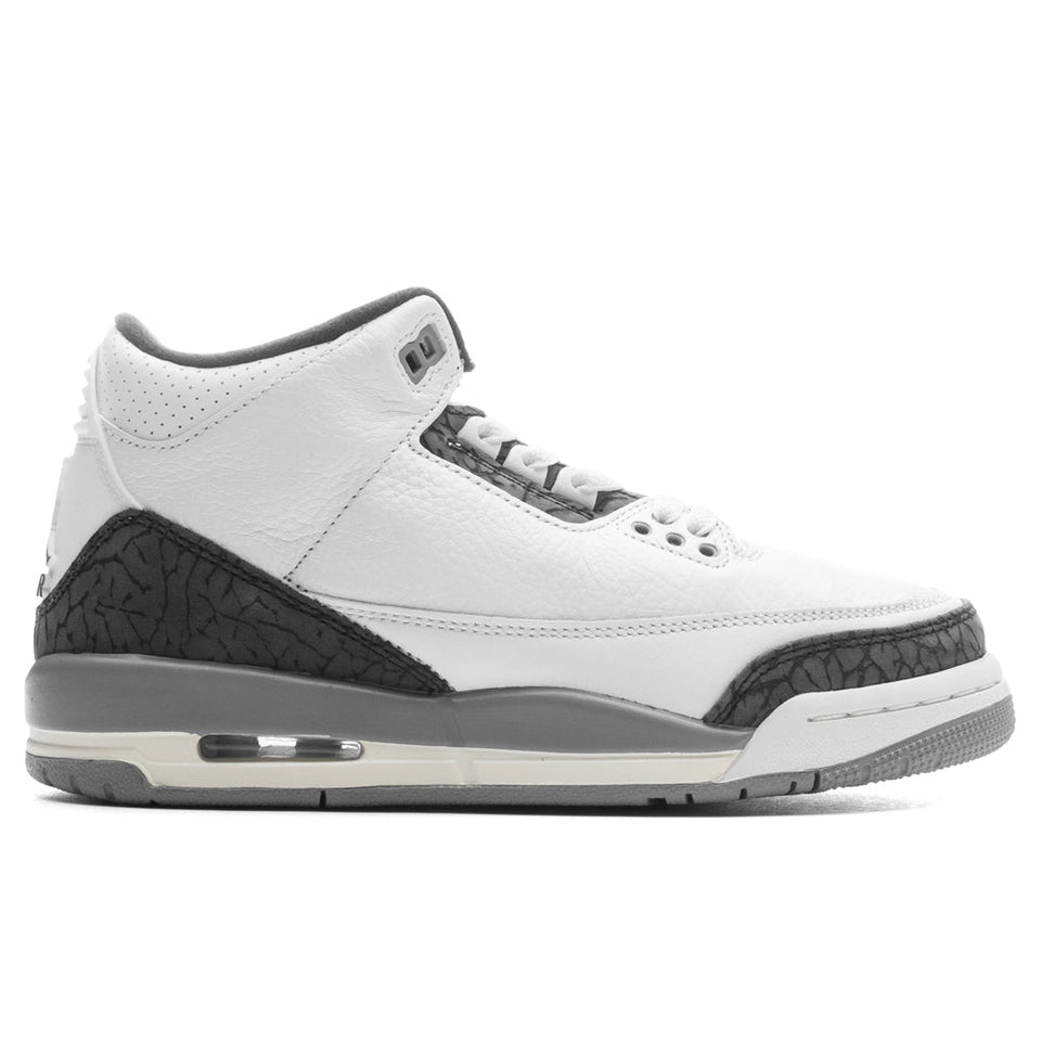 Air Jordan 3 Retro (PS) - Summit White/Fire Red/Cement Grey