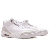 Air Jordan 3 Retro 'Pure Money' - White/Metallic Silver