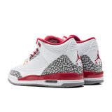 Air Jordan 3 Retro (GS) - White/Light Curry/Cardinal Red