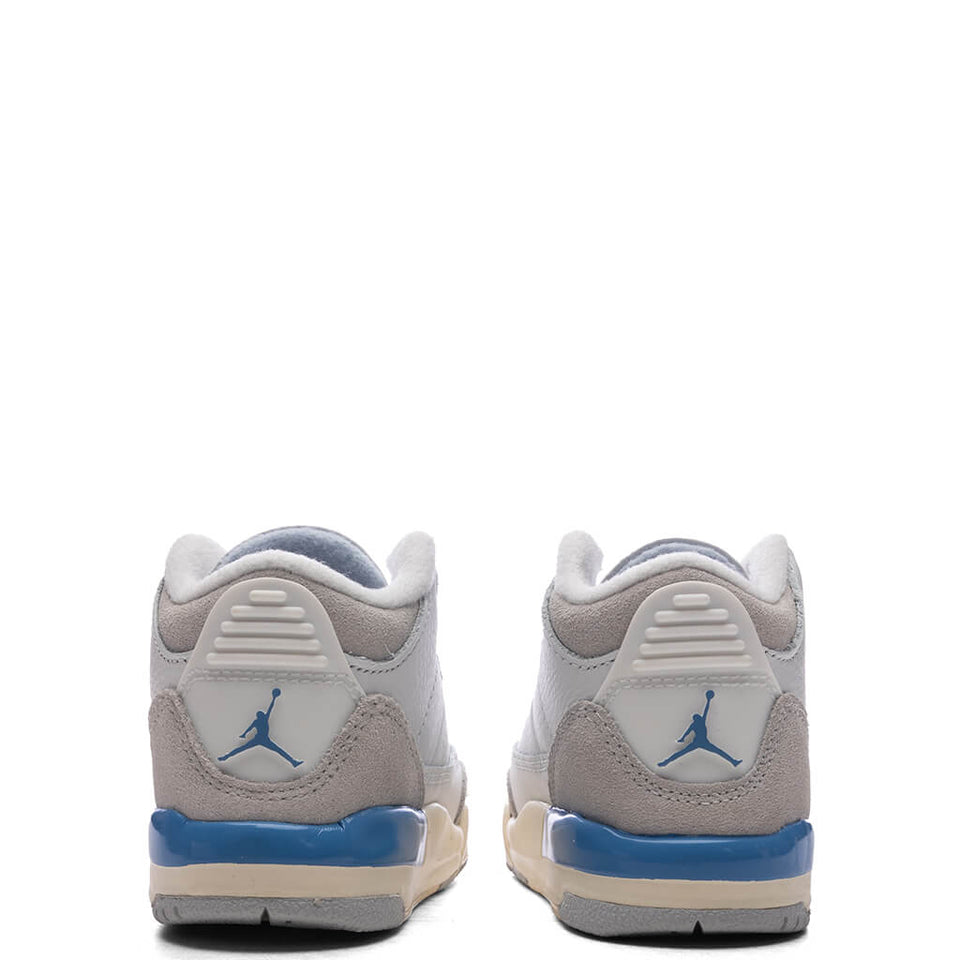 Air Jordan 3 Retro 'Lucky Shorts' (TD) - Summit White/Hydrogen Blue/Legend Blue