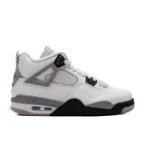 Air Jordan 4 Retro OG 'White Cement' (GS) - Summit White/Fire Red/Cement Grey/Black