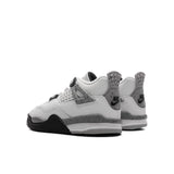 Air Jordan 4 Retro OG 'White Cement' (TD) - Summit White/Fire Red/Cement Grey/Black