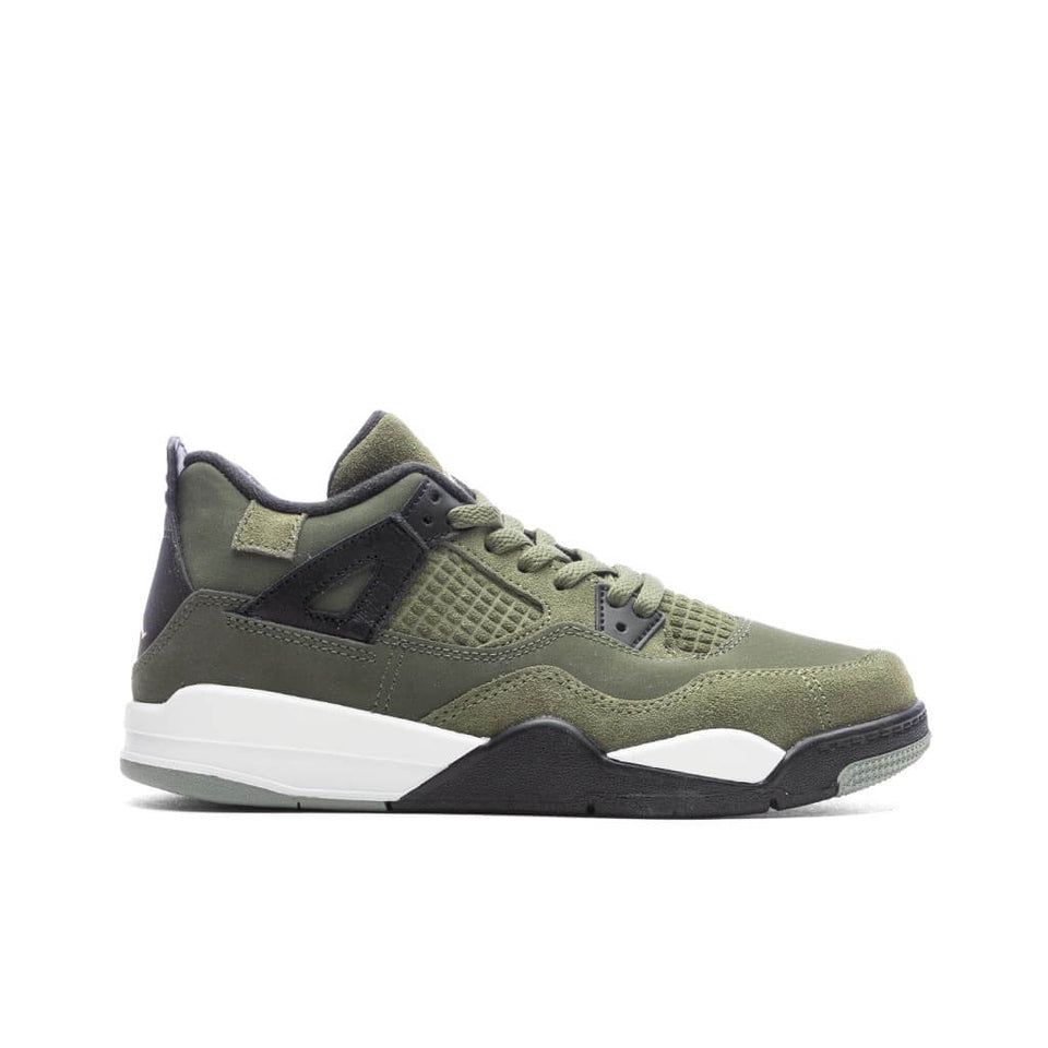 Air Jordan 4 Retro SE Craft (PS) - Medium Olive/Pale Vanilla/Cargo Khaki