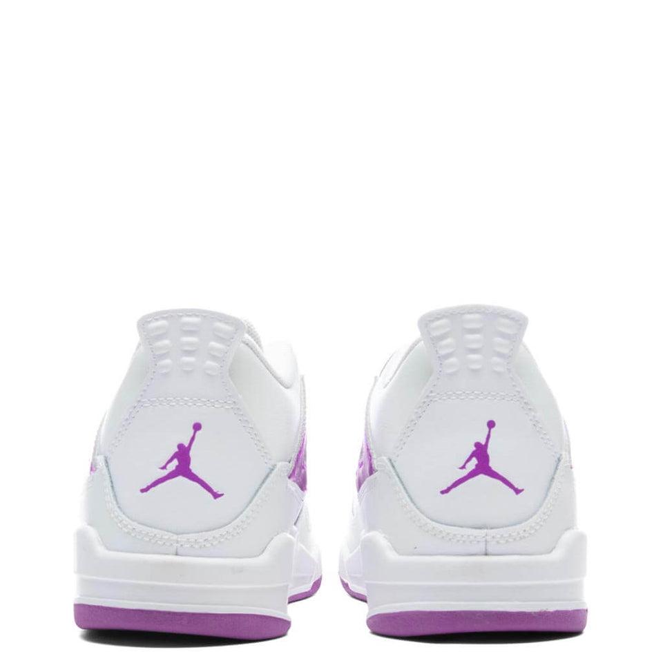 Jordan 4 Retro (PS) - White/Hyper Violet