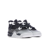 Air Jordan 4 Retro (TD) Fear - Black/White/Anthracite/Black