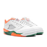 Air Jordan 5 Retro Low (GS) - Football Grey/Brilliant Orange/Pine Green