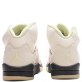 Women's Air Jordan 5 Retro - Sail/Luminous Green/Anthracite