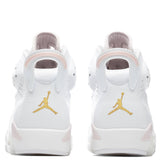Women's Air Jordan 6 Retro 'Gold Hoops' - White/Metallic Gold