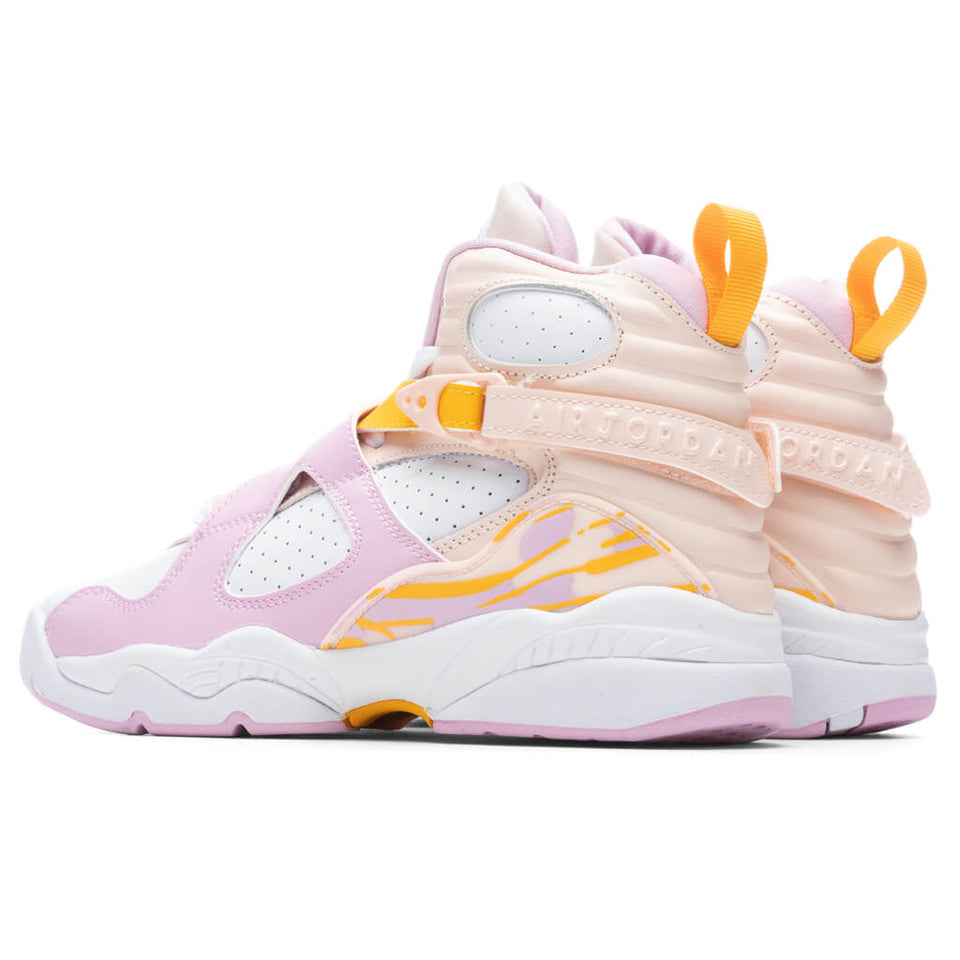 Air Jordan 8 Retro (GS) - Orange Pearl/Light Arctic Pink