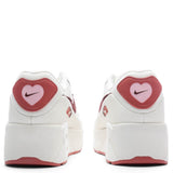 Women's Air Max 90 LV8 SE 'Valentines Day' - Sail/Dark Team Red/Soft Pink