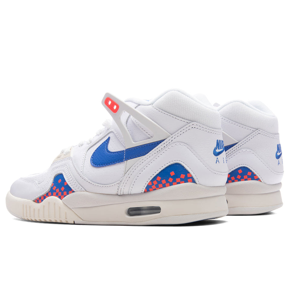 Air Tech Challenge 2 'Pixel Court' - White/Royal Blue/Laser Crimson
