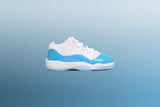 Air Jordan 11 Retro Low 'University Blue' (GS) - White/University Blue/Black
