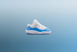 Air Jordan 11 Retro Low 'University Blue' (TD) - White/University Blue/Black