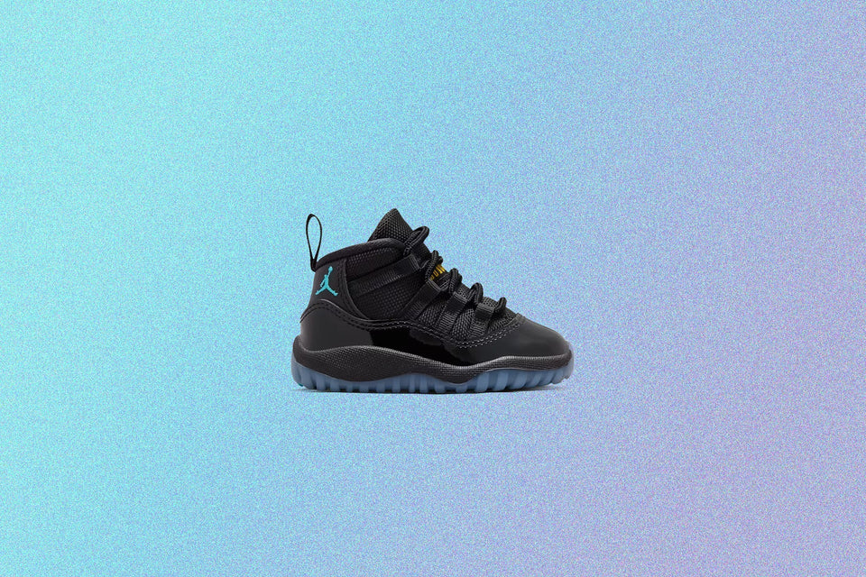 Air Jordan 11 Retro 'Gamma' (TD) - Black/Gamma Blue/Varsity Maize