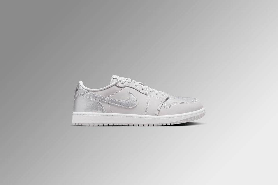 Air Jordan 1 Low OG 'Metallic Silver' (GS) - Neutral Grey/Metallic Silver/White