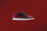 Air Jordan 1 Retro Low OG 'Banned' (GS) - Black/Varsity Red/Summit White