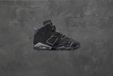 Air Jordan 6 Retro 'Cap and Gown' (GS) - Black/Reflect Silver/Black