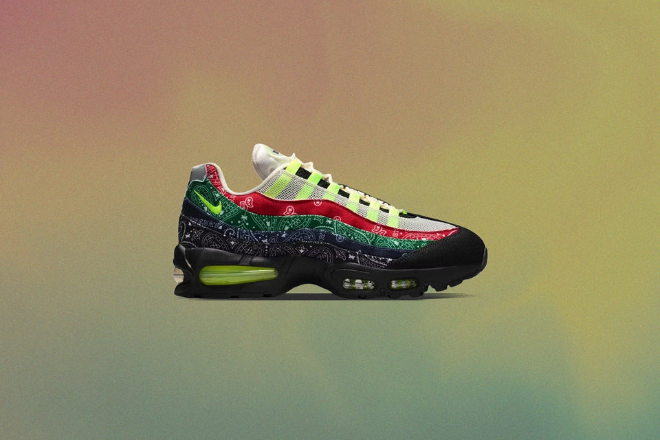 Air Max 95 Big Bubble - Sail/Volt/University Red/Sport Green
