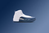 Air Jordan 12 Retro 'French Blue'  - White/French Blue/Metallic Silver