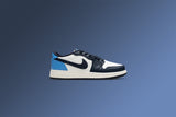 Air Jordan 1 Low OG 'Obsidian' (GS) - Obsidian/University Blue/Sail