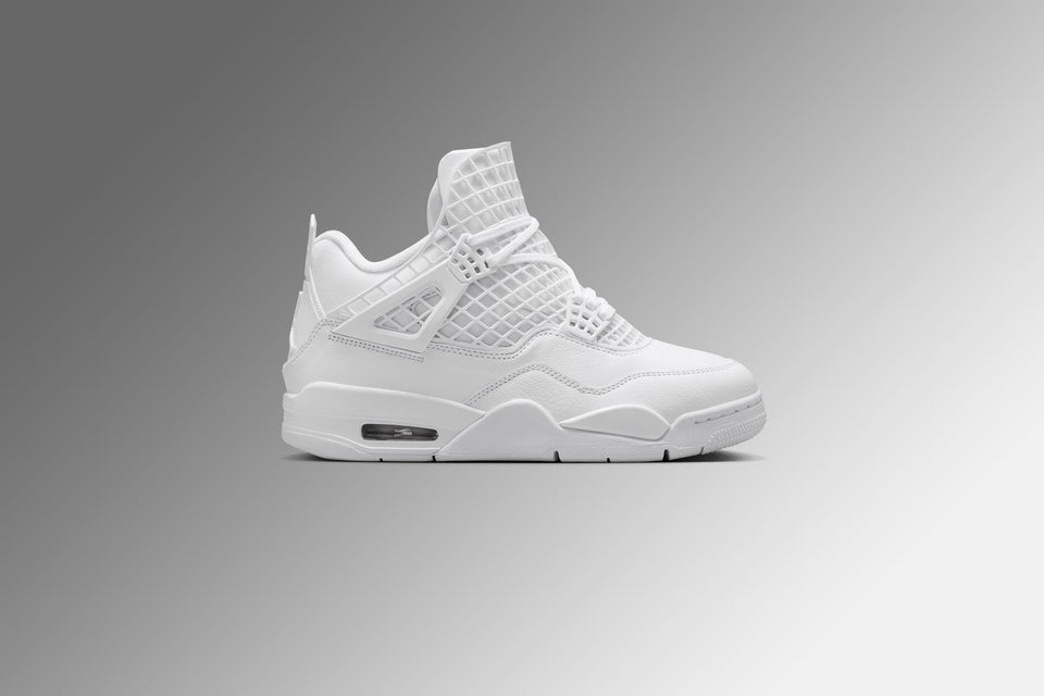 Women's Air Jordan 4 Net - White/Phantom/Metallic Gold