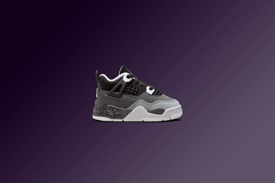 Air Jordan 4 Retro (TD) Fear - Black/White/Anthracite/Black