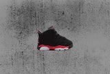 Air Jordan 6 Retro 'Infrared Salesman' (TD) - Black/Light Crimson