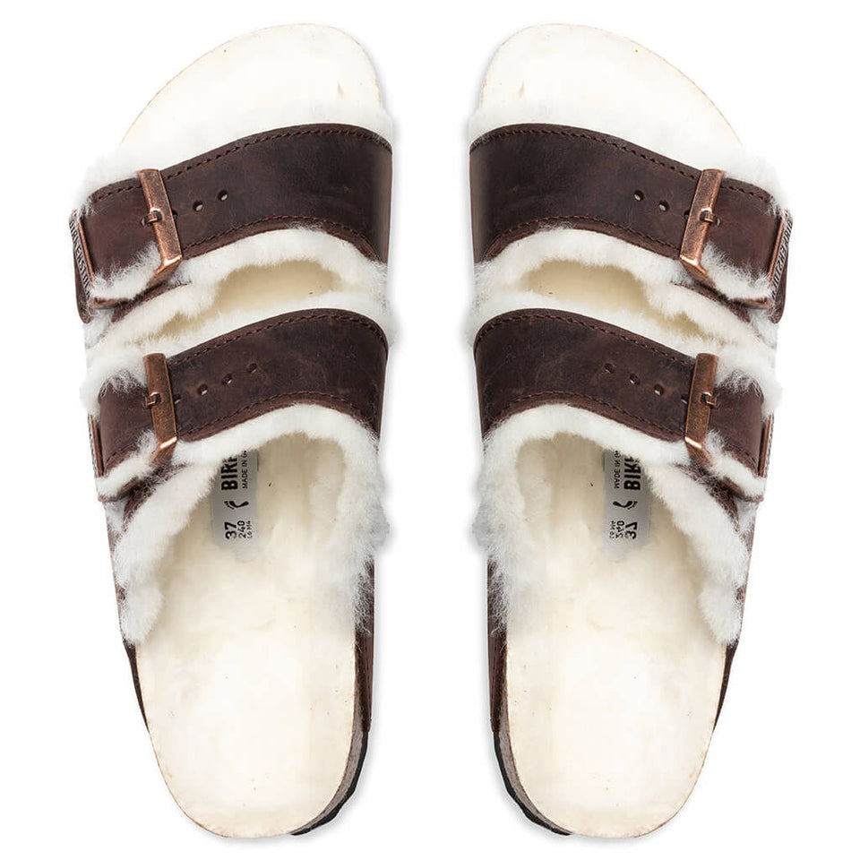 Women's Narrow Arizona Shearling - Habana Oil