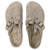 Boston Shearling Suede Leather - Taupe