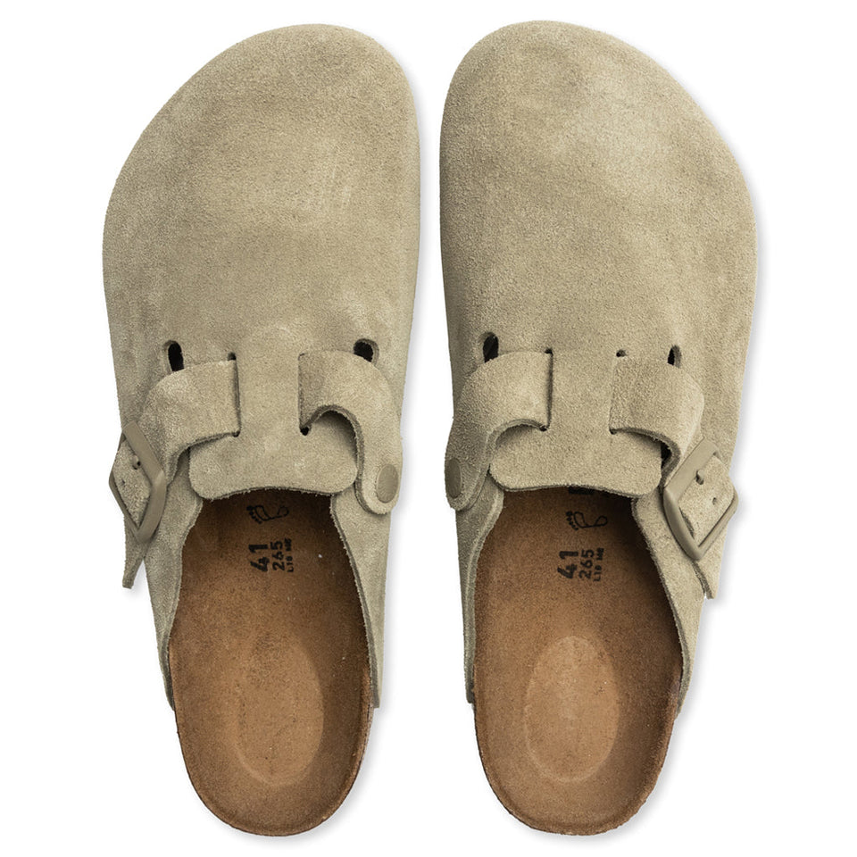 Boston Suede Leather - Faded Khaki