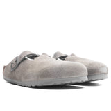 Boston Suede Leather - Stone Coin