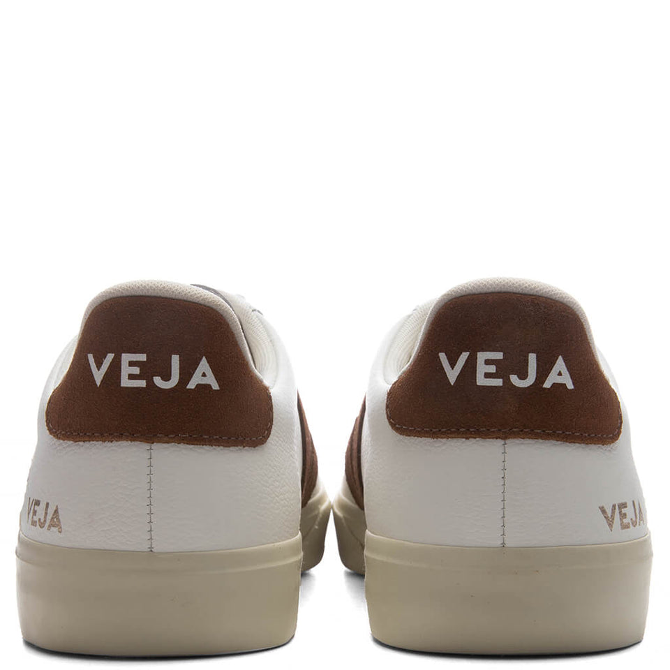 Campo Leather - White/Cognac