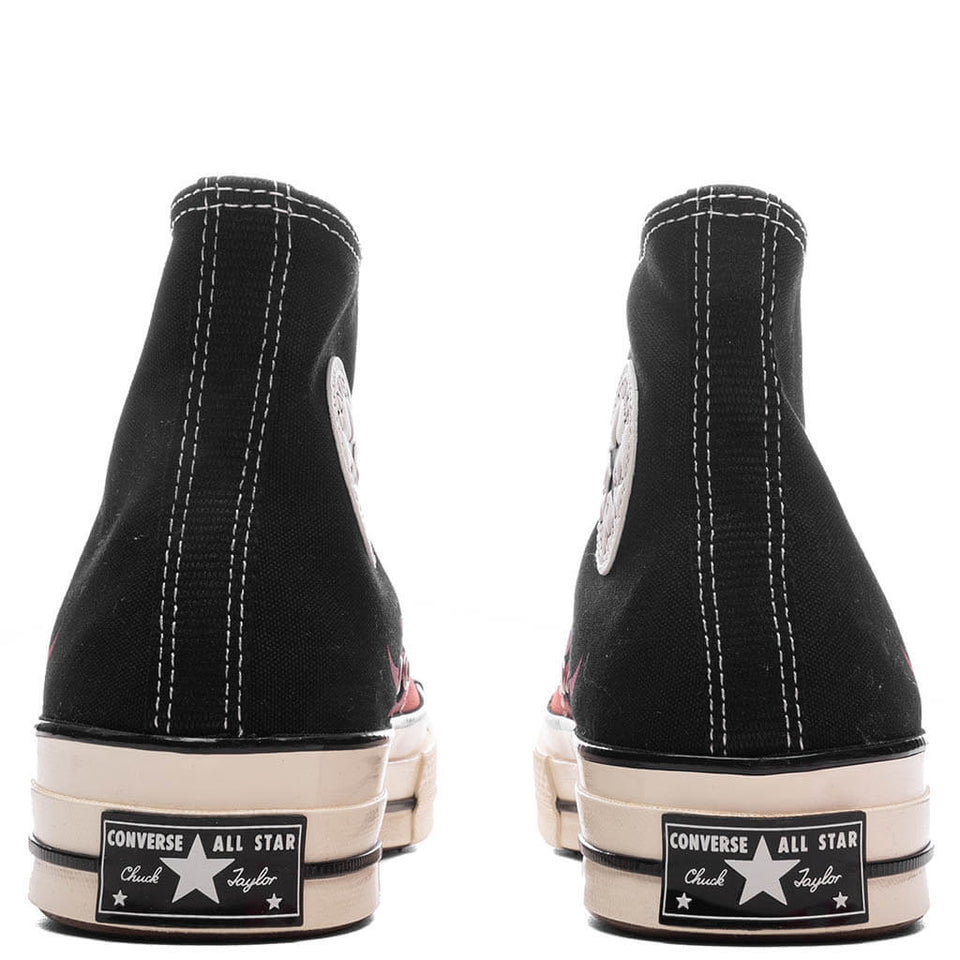 Chuck 70 Hi Fire - Black/Red/Yellow