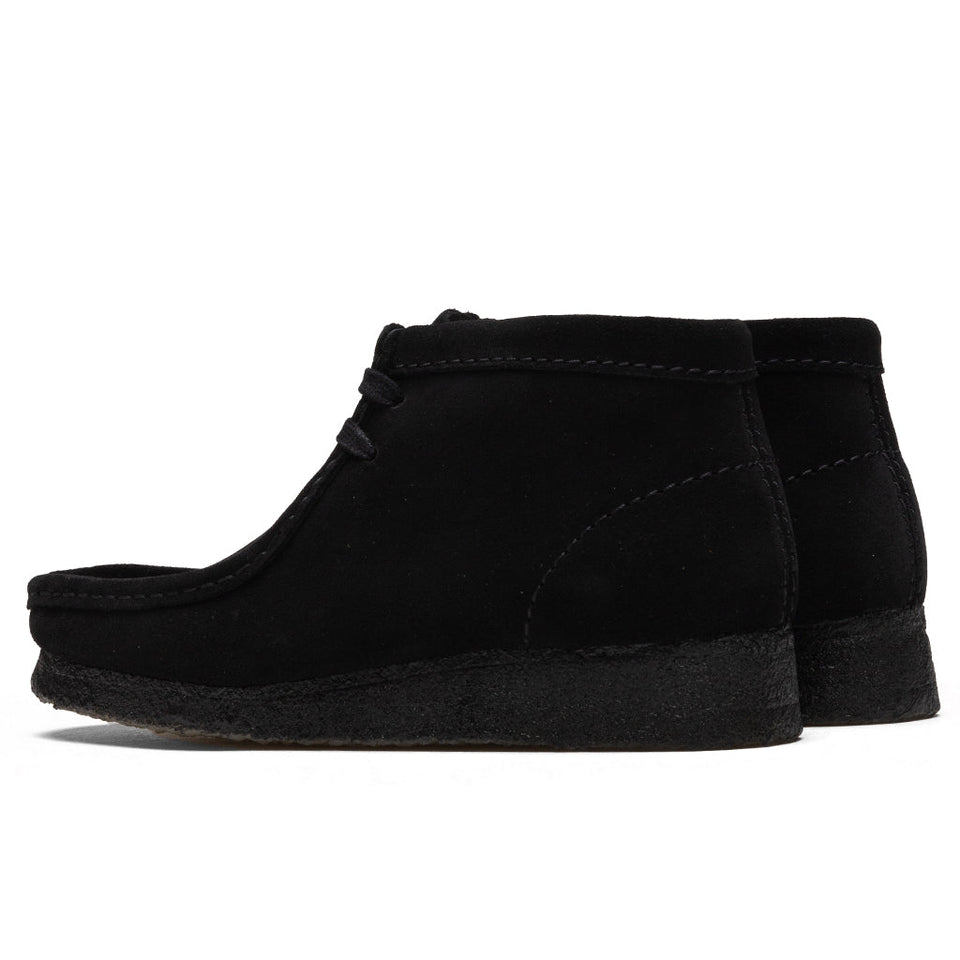 Women's Wallabee Boot - Black Suede