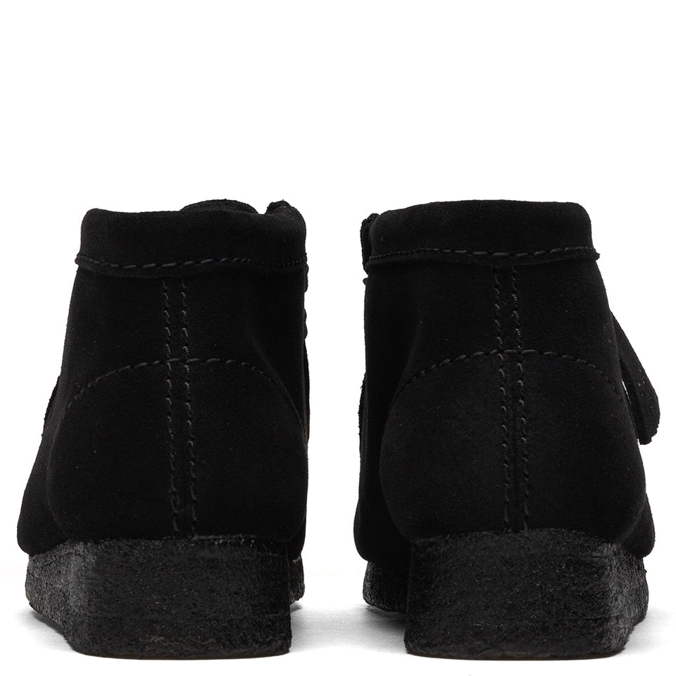 Women's Wallabee Boot - Black Suede