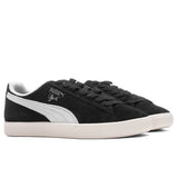 Clyde Hairy Suede - Black/Frosted Ivory