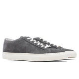 Achilles Low in Suede - Washed Black