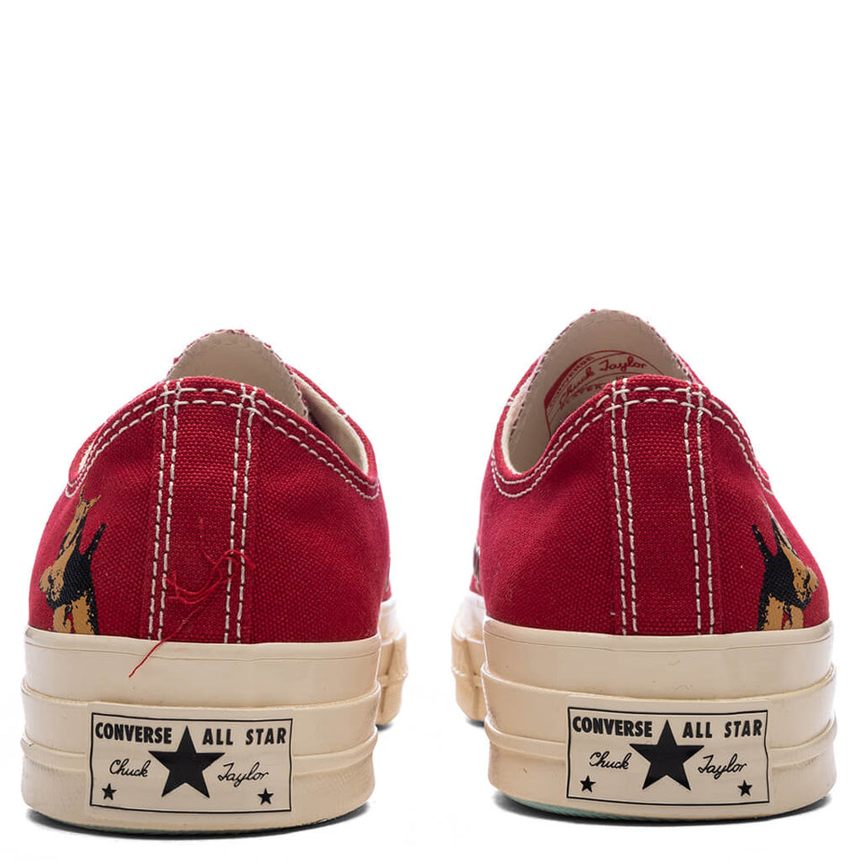 Converse x GOLF le FLEUR Darryl Chuck 70 - Salsa/Antique White/Black